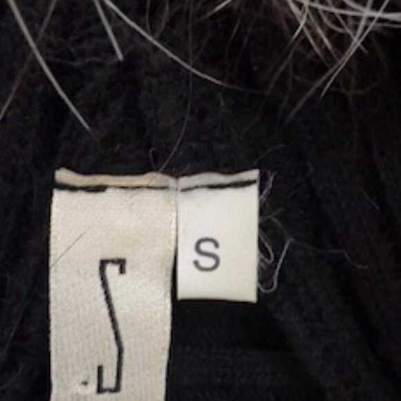 Fur trimmed draped cardigan - Picture 3 of 8